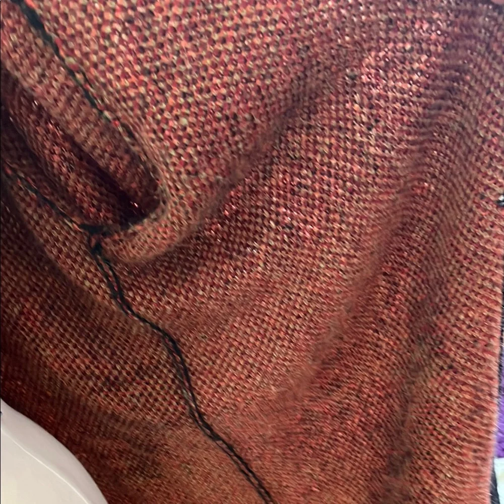 Free People Black and Red Floral Cardigan Sweater - Picture 5 of 8